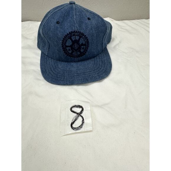 Local Union 1937 Baseball Hat Denim Logo Mechanics and Aerospace UnionWorker VTG - Picture 8 of 8
